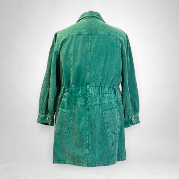 HEYSON Kelly Green Corduroy Button Down Dress, NEW! Size 2XL - Picture 2 of 9